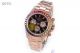 Perfect Replica N9 Factory Rolex Daytona 7750 Rainbow Diamond Bezel Rose Gold Oyster Band 40mm Men's Watch (9)_th.JPG